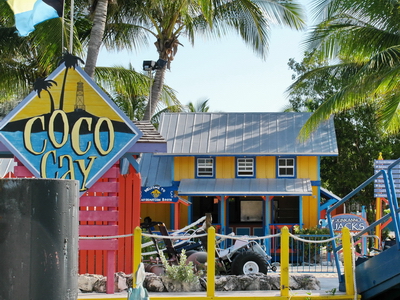 Approaching the dock at Coco Cay
