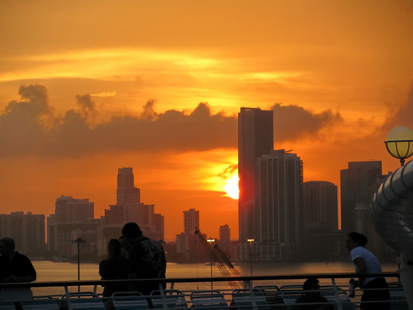 Evening Departure from Miami Harbour