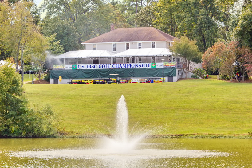 Winthrop Gold Championship Course hosting the US Disc Golf Championships