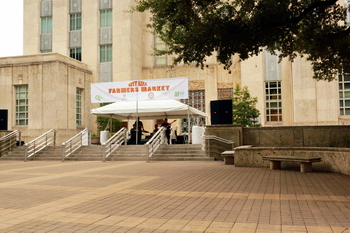 Houston City Hall Farmer's Market.