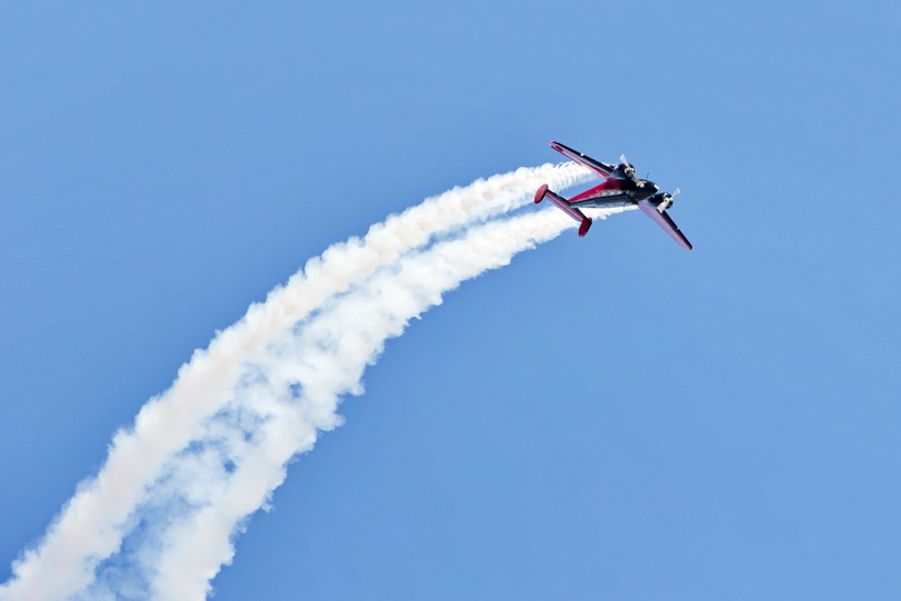 Upside down at the air show.. this fellow made sure every one had lots of photo ops.
