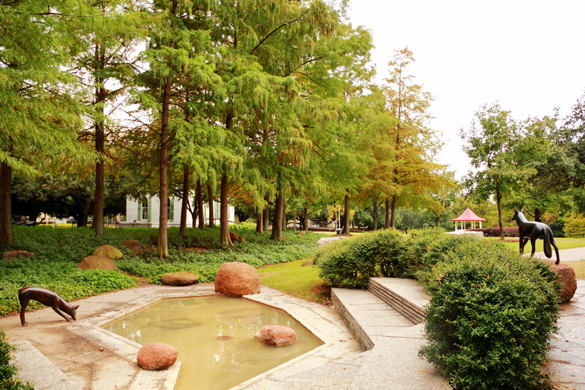 The historical park of over 13 acres, downtown Houston.  Ran by the Historical Society the park has many historical buildings from all over that are moved here and reconstructed.