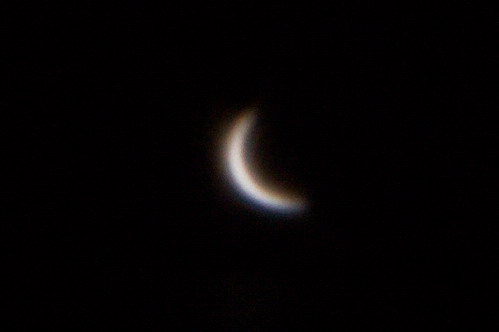 The eclipse at maximum magnitude in York, SC.