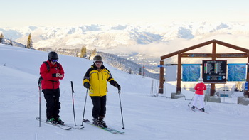 Blackcomb is open and we're ready to go.