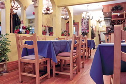 Inside Asteras Greek Taverna, 347 Wesley St., Nanaimo, BC