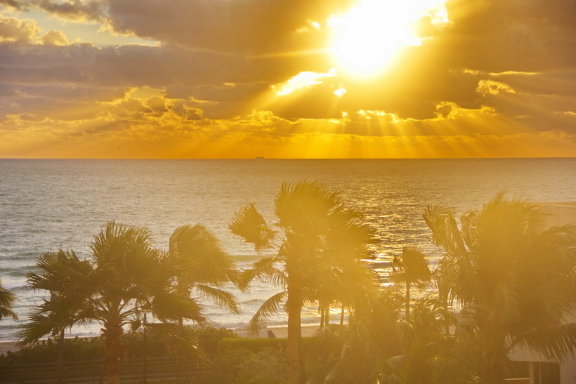 Miami Beach Sunrise..Dec. 1, 2011