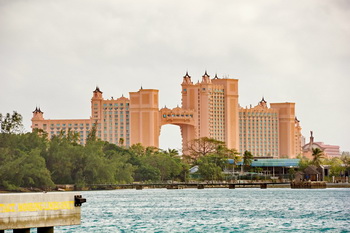 Atlantis across the bay.