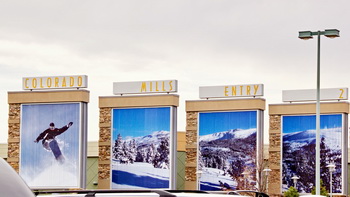 Colorado Mills sign welcomes you to the mall.
