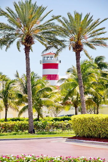 Port of Lucaya lighthouse.