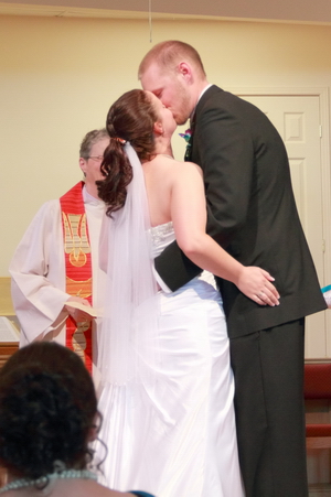 The kiss.