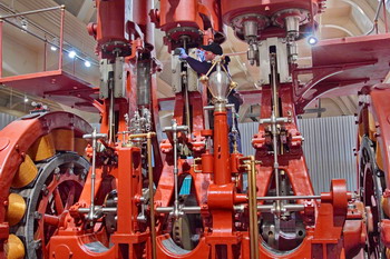 Steam engine from the Power America section of the Henry Ford Museum.