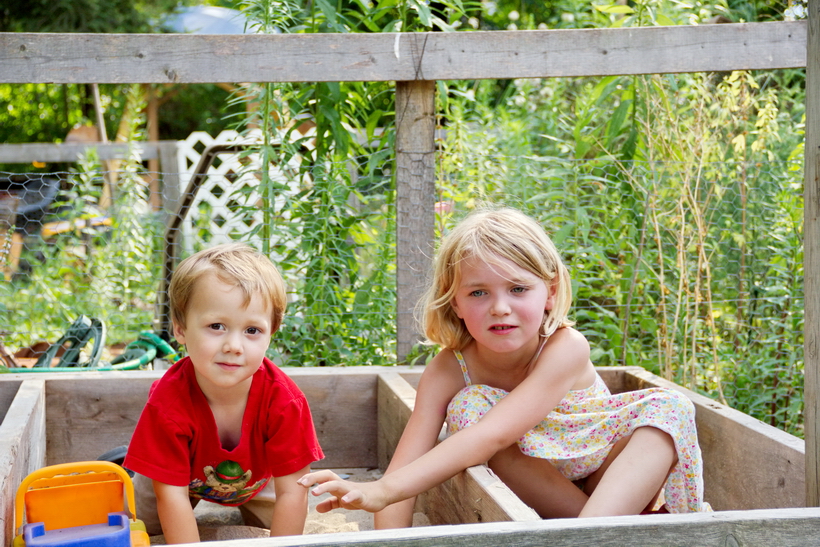 Finally had the grand daughter back down and her step brother too!