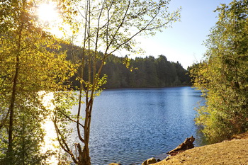 Durrance Lake Park sunset.