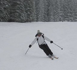 Lisa Skiing