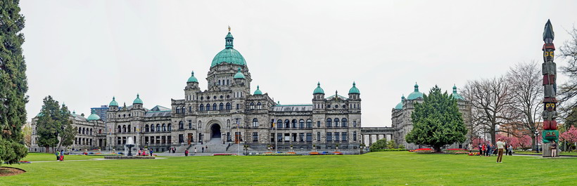 Victoria, BC, provincial parliament building