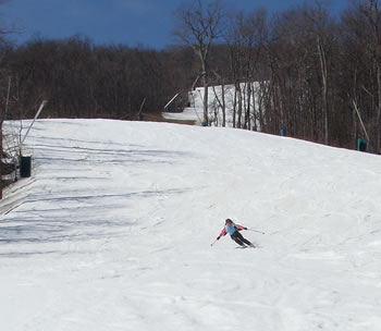 1000' verticle, decent length runs.