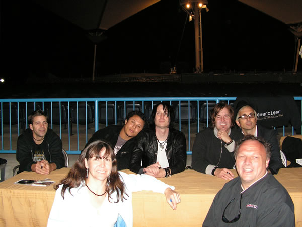Robin, Lisa and the band Everclear.